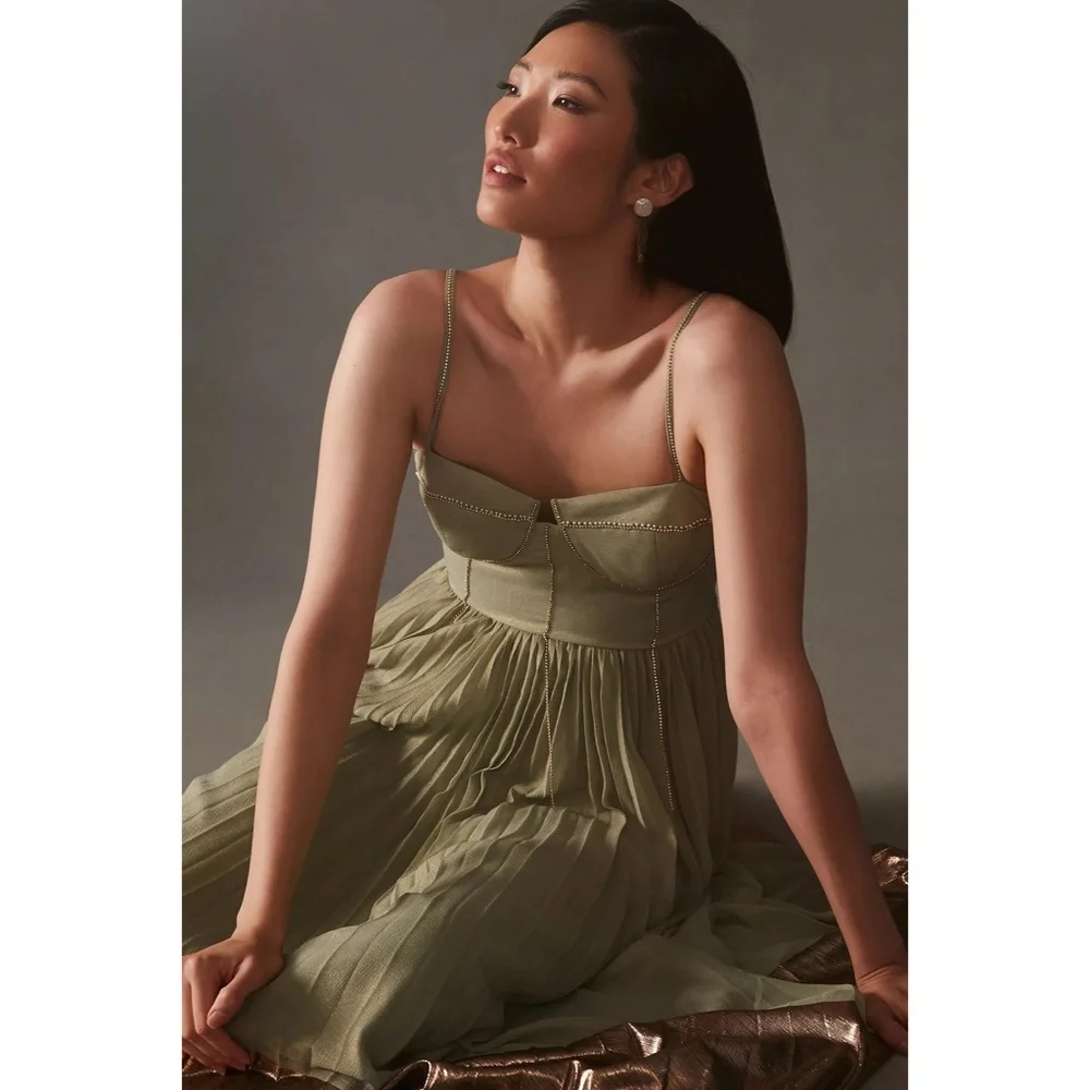 Anthropologie x Verb by Pallavi Singhee Embellished Bustier Corset Dress - Picture 4 of 6